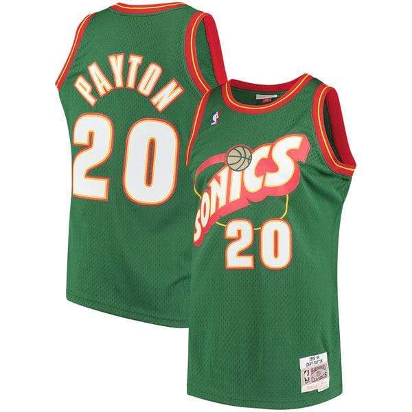 red gary payton jersey