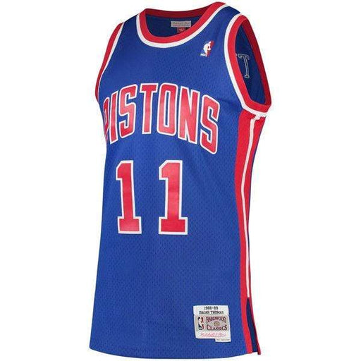 Mitchell & Ness Men's Denver Nuggets Carmelo Anthony #15 Royal Hardwood Classics Jersey, Small, Blue