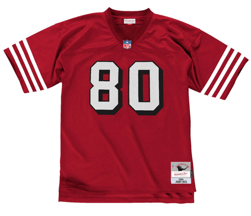 Men's Mitchell & Ness Ronnie Lott Scarlet San Francisco 49ers Legacy Replica Jersey