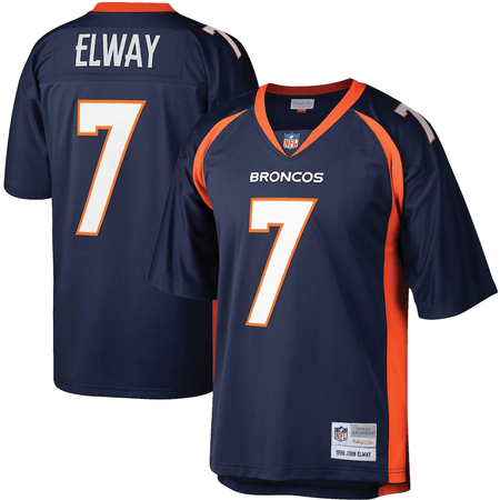 John Elway HOF 04 Signed Mitchell Ness NFL Legacy 98 Broncos Throwback  Jersey