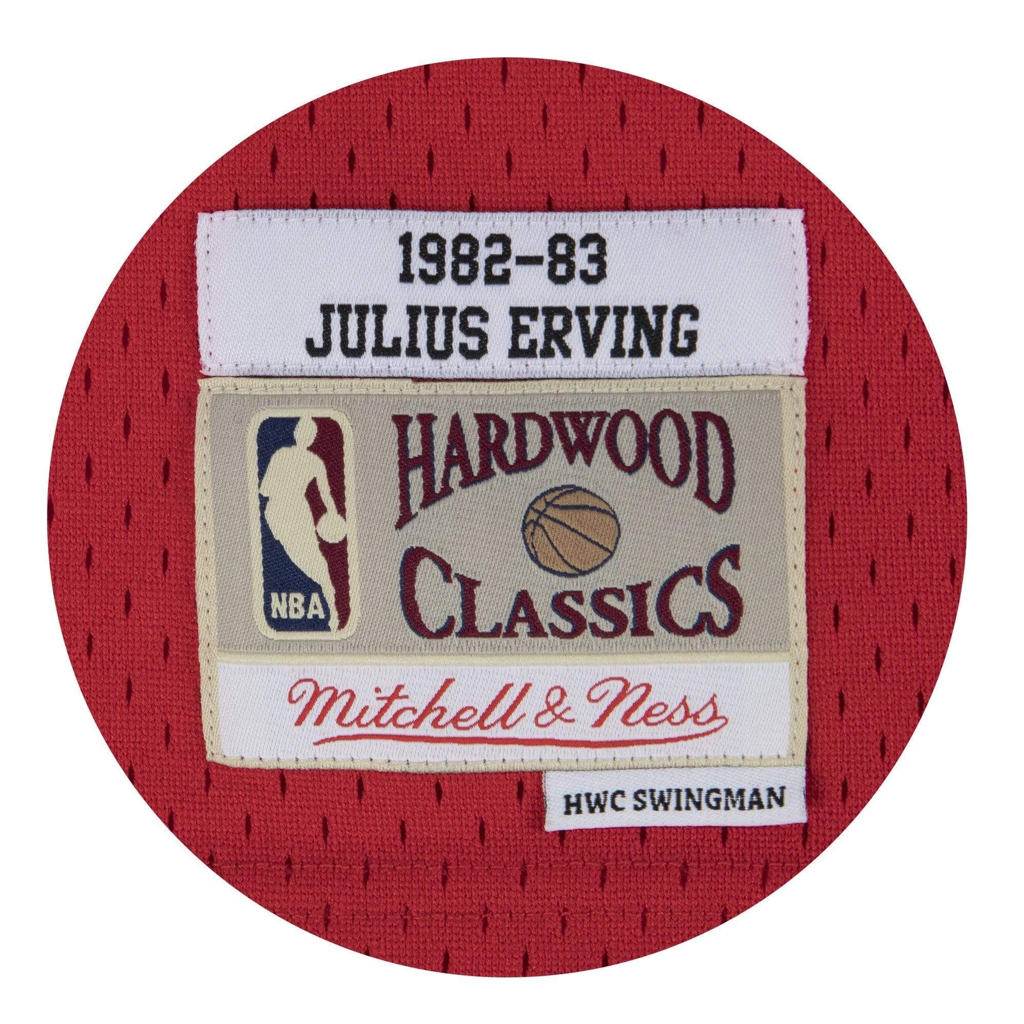 Julius Erving Jersey | Philadelphia 76ers Jersey Mitchell & Ness Red ...