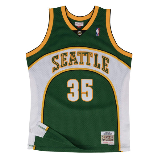 100% Authentic Shawn Kemp Mitchell Ness 95 96 Sonics Finals Jersey Size 40  M