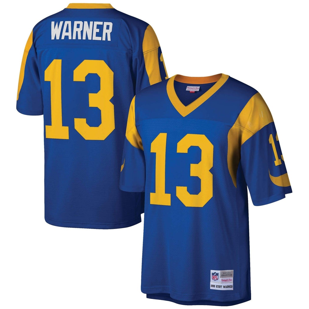 Kurt Warner St. Louis Rams Mitchell & Ness NFL Blue Throwback Jersey