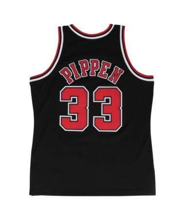 Scottie Pippen Jersey | Chicago Bulls Black Mitchell & Ness NBA Black ...