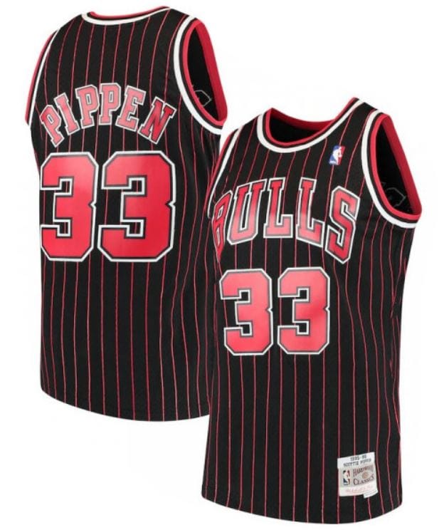 Men's Mitchell & Ness Scottie Pippen Red Chicago Bulls Big Tall Hardwood Classics Jersey
