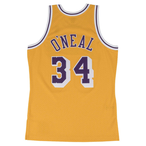 LA Lakers Men's Mitchell & Ness 1999-2000 Shaquille O'Neal #34 Replica  Swingman Jersey Purple