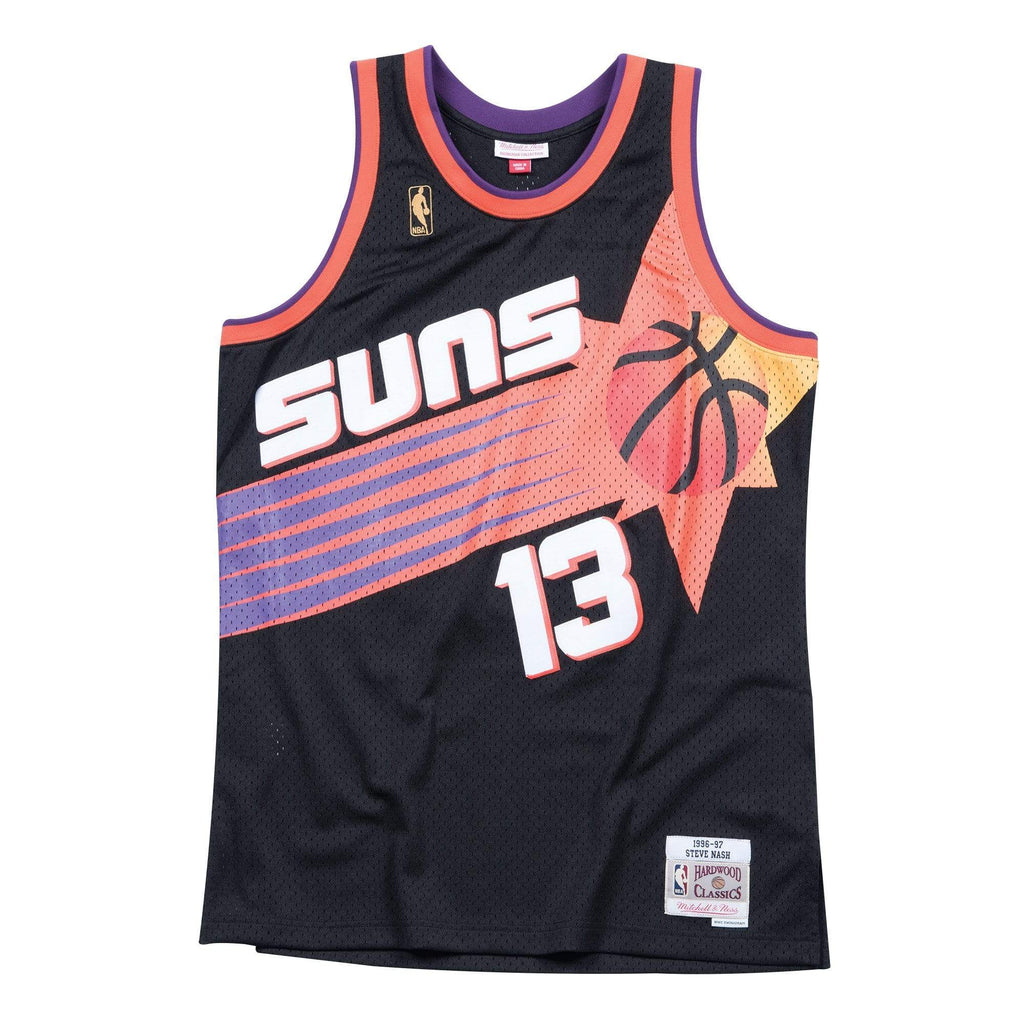 Autographed Steve Nash Retro Suns #13 Authentic Jersey