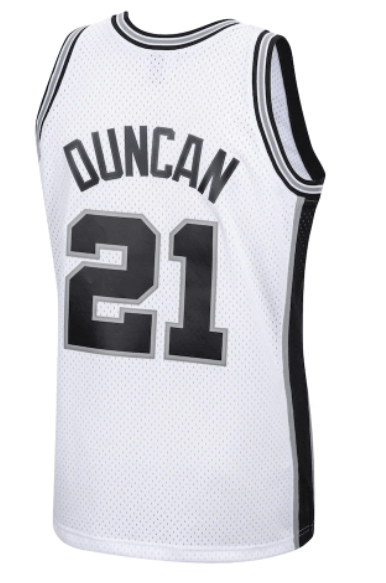 tim duncan throwback jersey