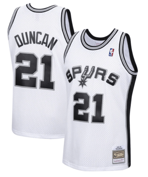 tim duncan throwback jersey