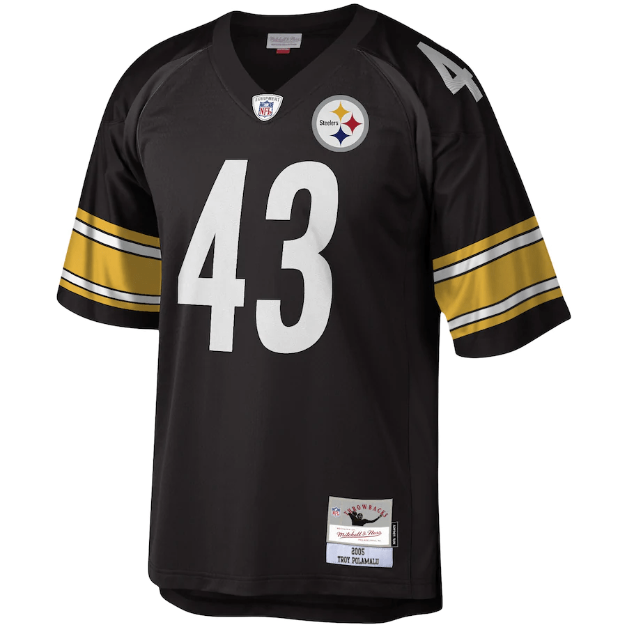 Mitchell Ness Men's Pittsburgh Steelers Troy Polamalu #43