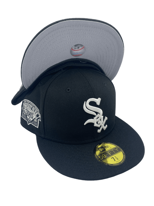 Las Vegas Raiders New Era Custom Black Patches All Over 59FIFTY Fitted Hat, 7 5/8 / Black