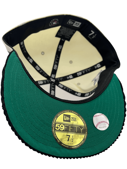 Colorado Rockies New Era Custom Corduroy Brim Cream 59FIFTY Fitted Hat ...