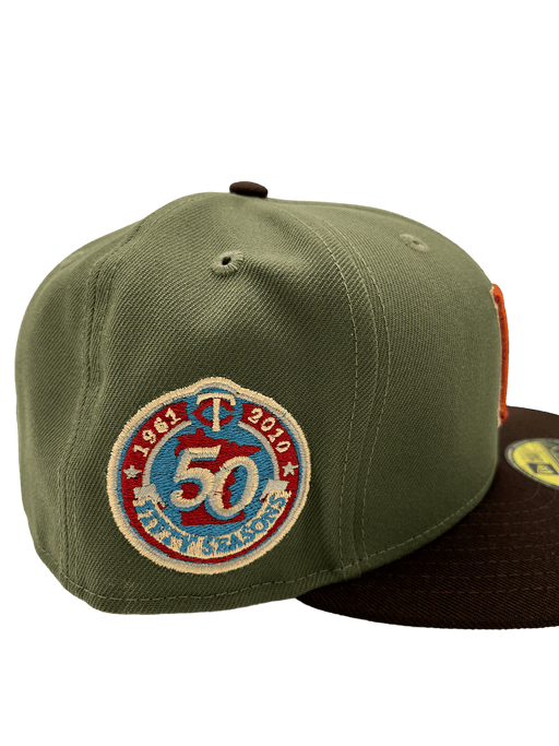 Minnesota Twins New Era Purple Custom Wrestle Pack Side Patch 59FIFTY Fitted Hat, 7 3/4 / Purple