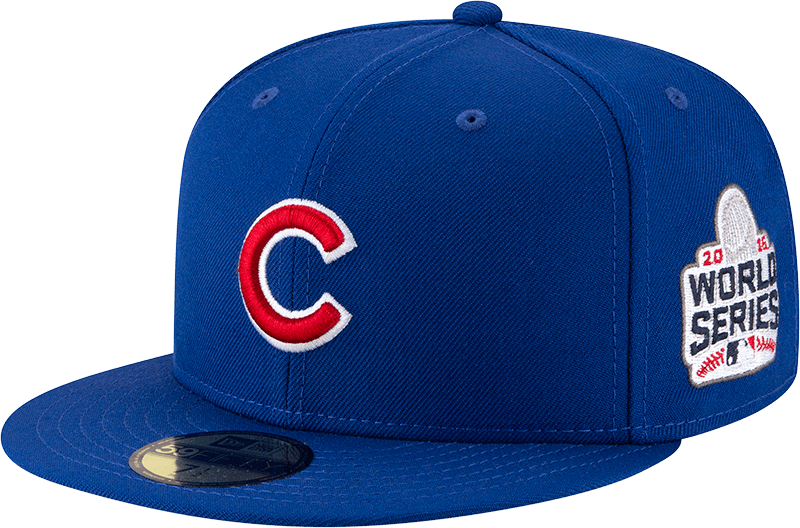 Chicago Cubs New Era 16 World Series Patch Wool 59fifty Fitted Hat R