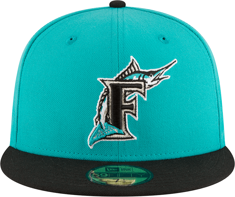 Shop New Era 59Fifty Florida Marlins 1997 World Series Wool Hat 11783655  black