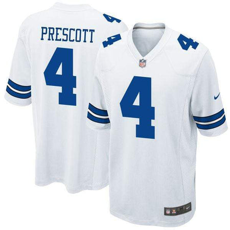 Nike Men's Dallas Cowboys Dak Prescott #4 Navy Alternate Game Jersey