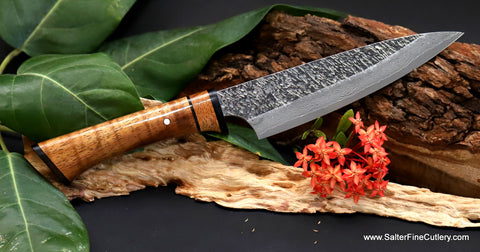 Raptor design series small chef or sandwich knife perfect for small kitchens seniors or singles from Salter Fine Cutlery of Hawaii