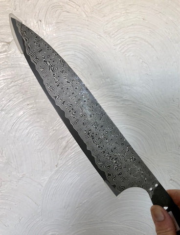 Salter Fine Cutlery design Charybdis 240mm chef knife blade