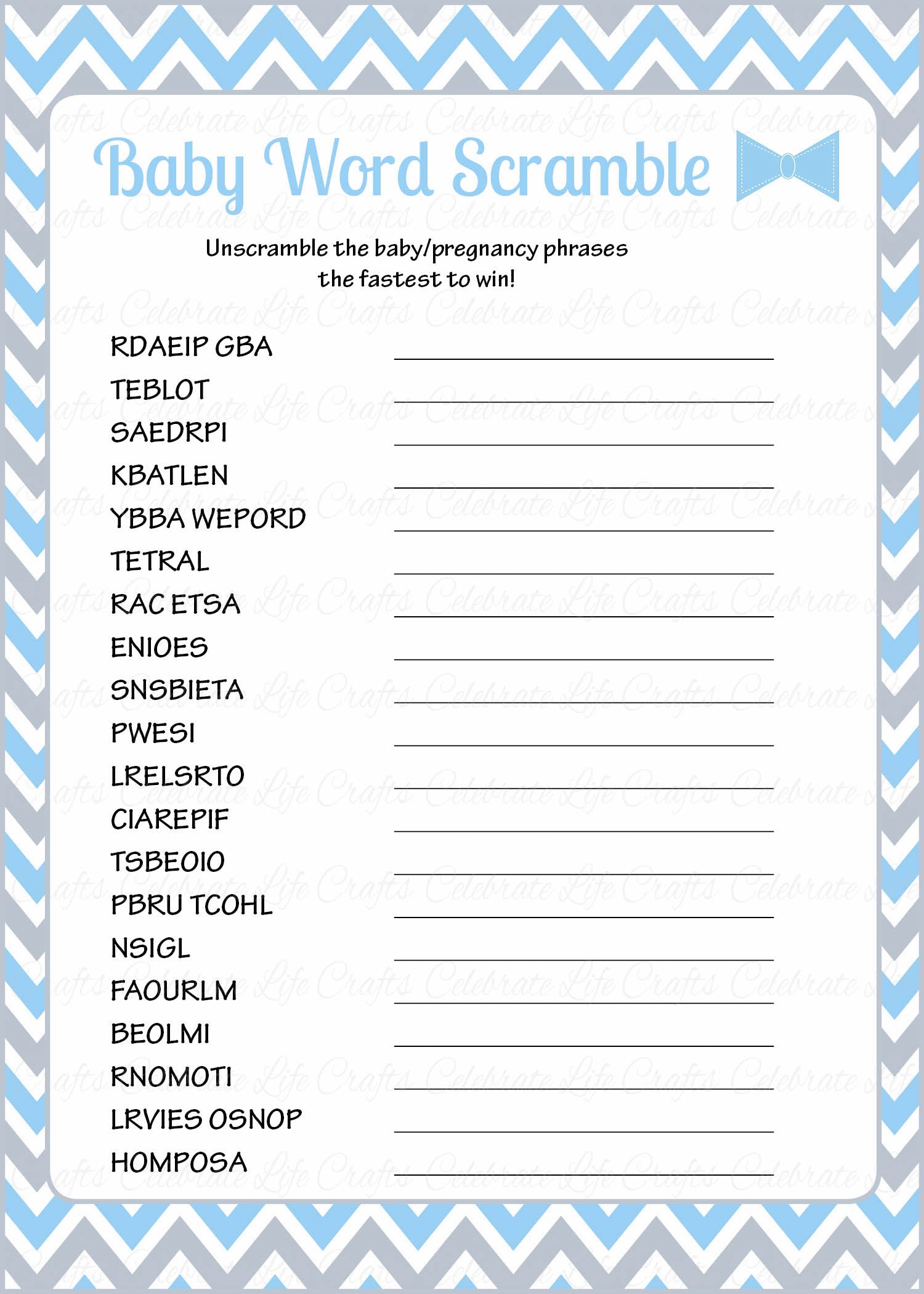 word-scramble-baby-shower-game-little-man-baby-shower-theme-for-baby