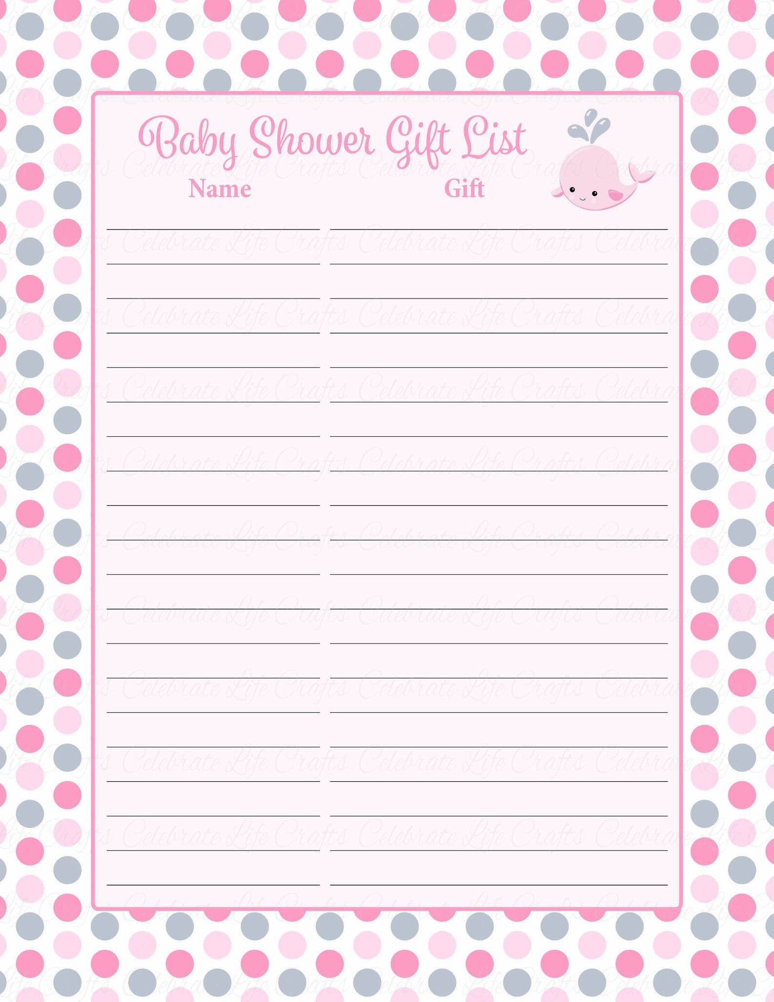 baby shower gift list