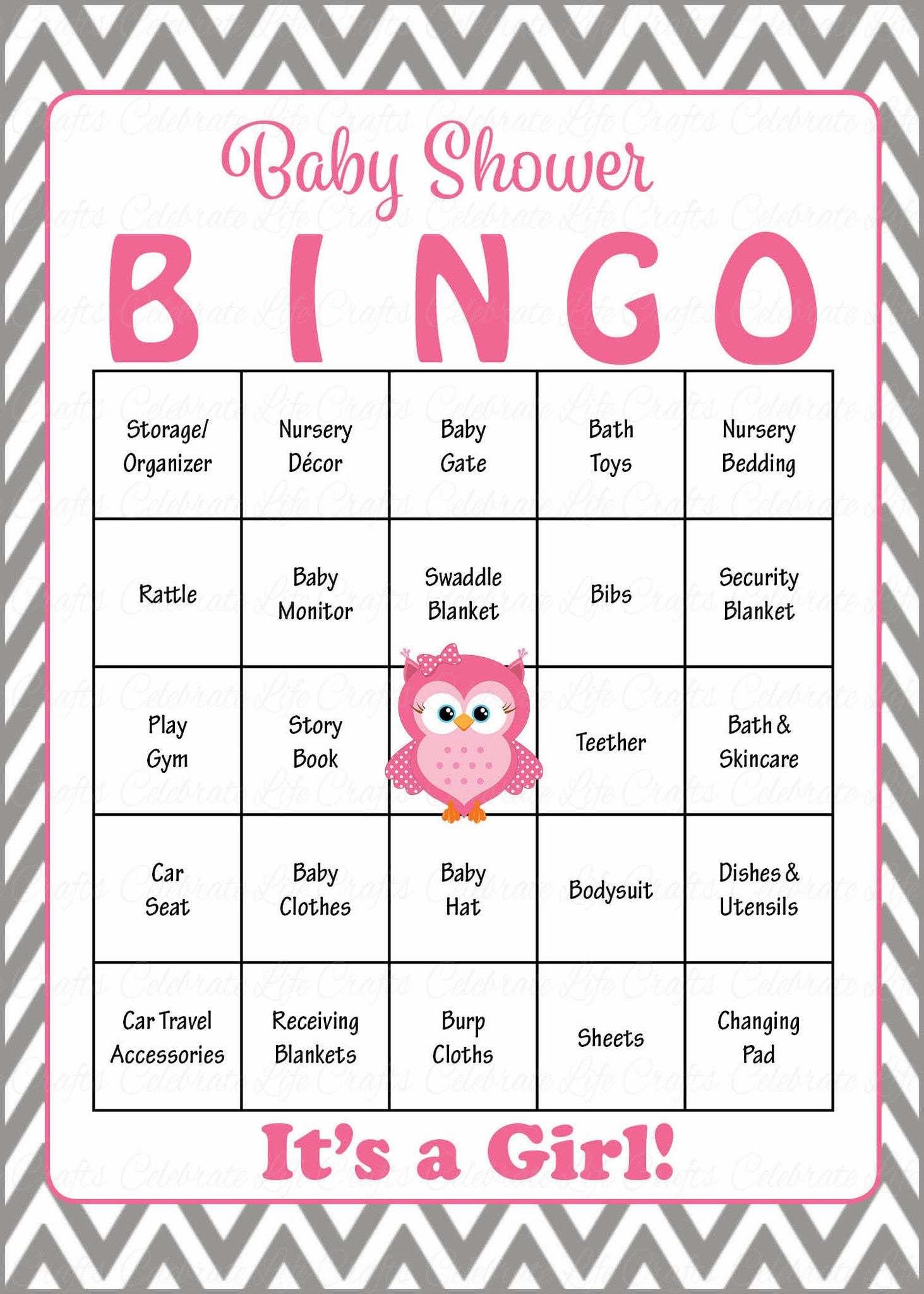 50 Free Printable Baby Bingo Cards Free Baby Shower Bingo Cards Your 