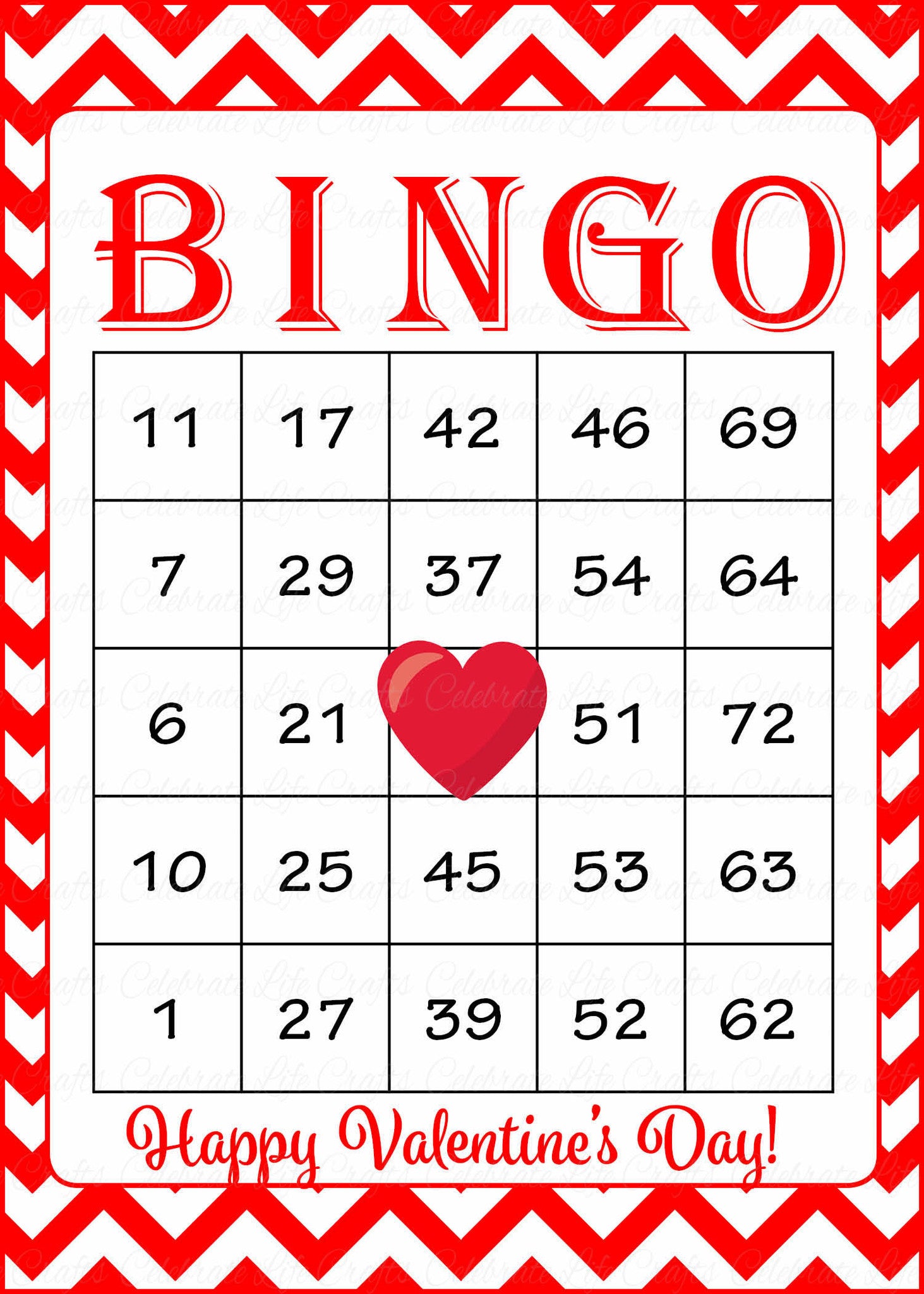 Download Valentine Bingo Game Download for Holiday Party Ideas | Valentine's Day Party Games - Celebrate ...