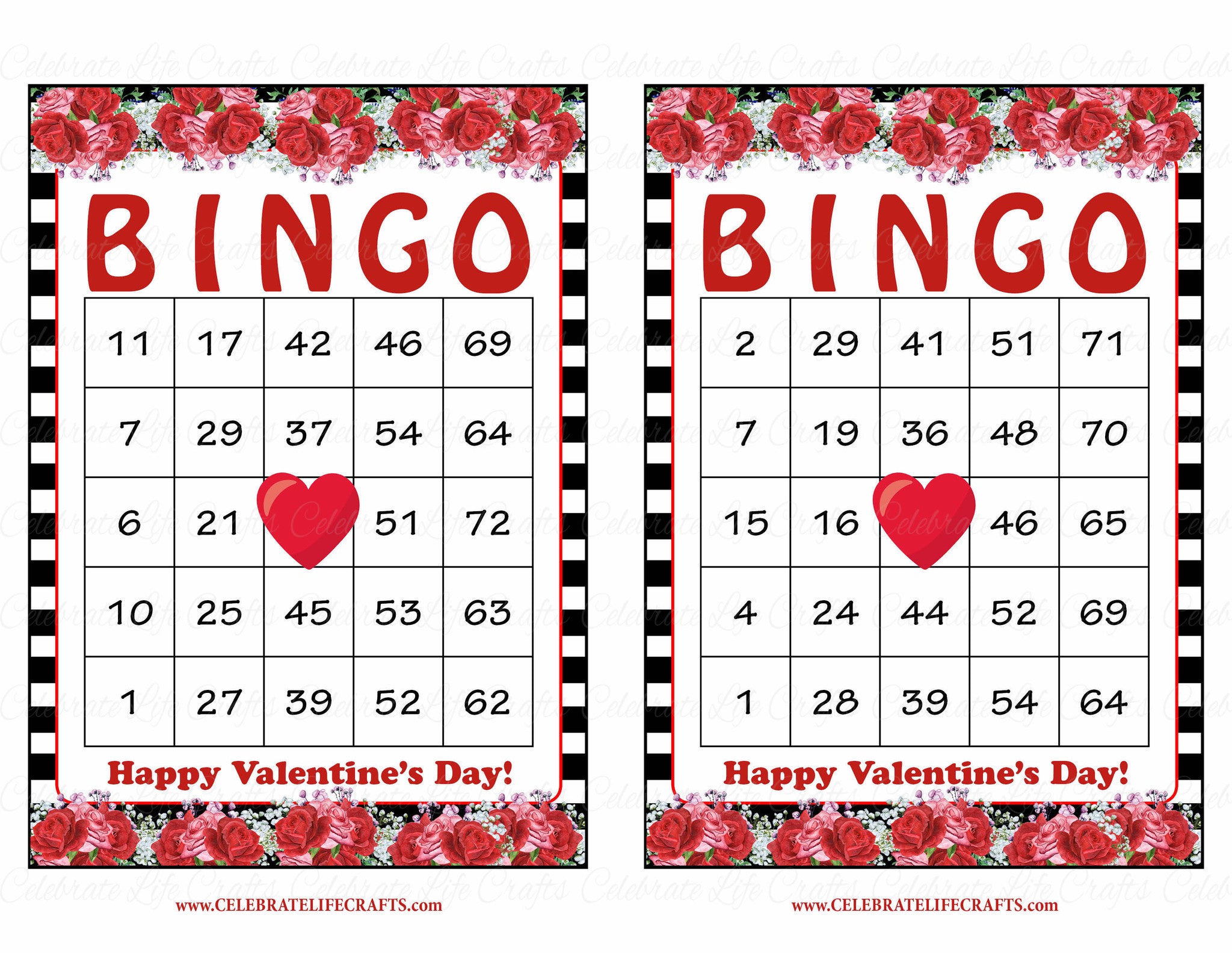 golden hearts bingo