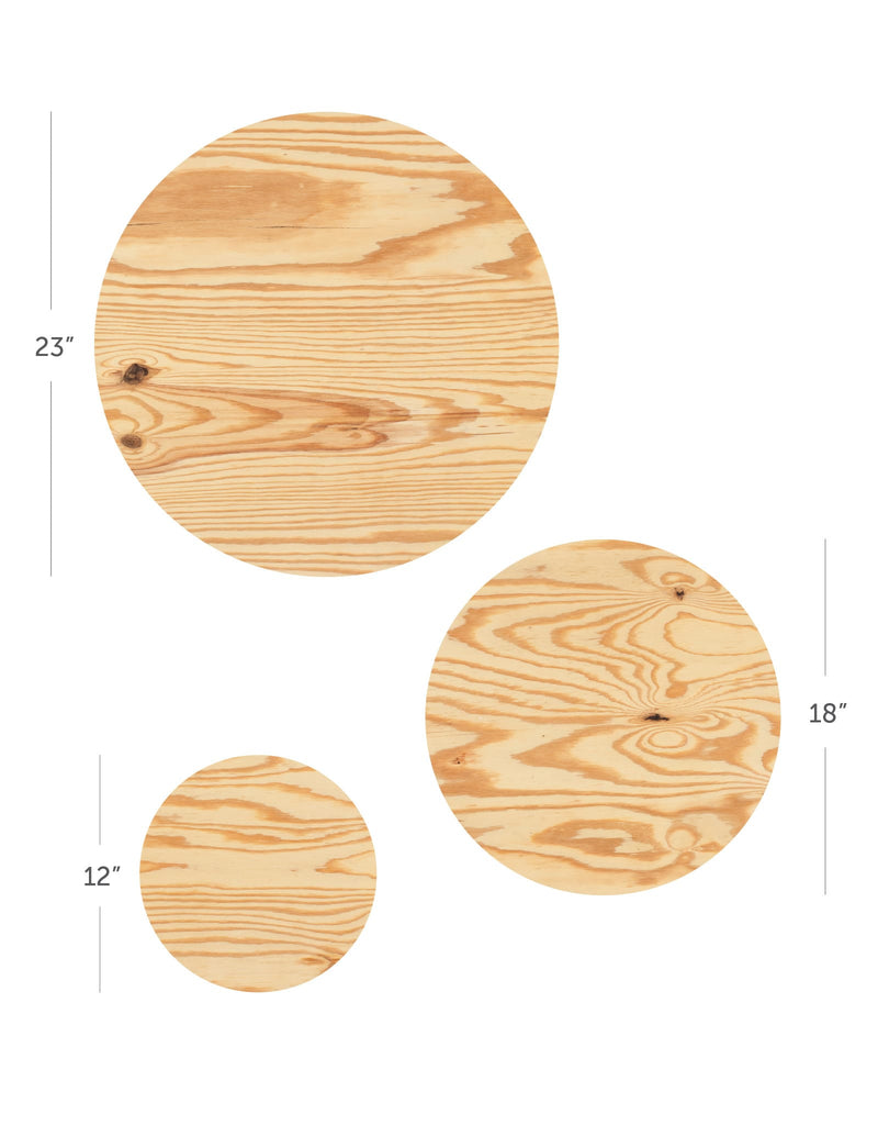 Light Wood Dry Erase - Circle - Wall Decals – Blik