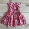 Gymboree Floral Pink & Purple Tulle Overlay Dress - Sweet Pea & Teddy