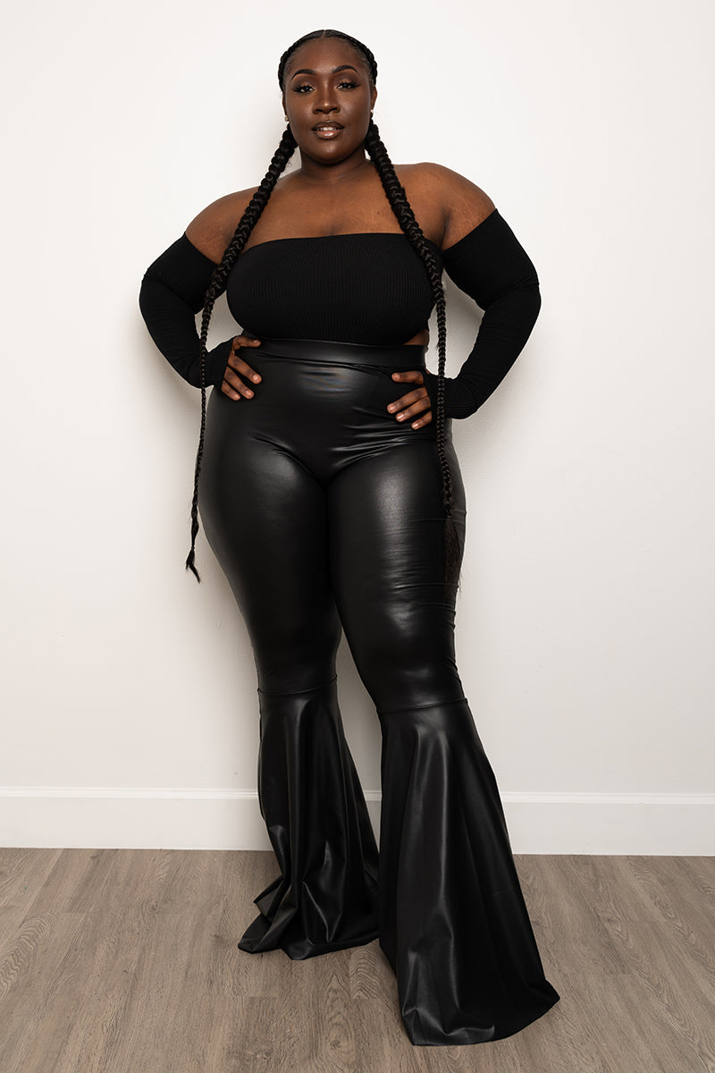 bell bottom pants for plus size