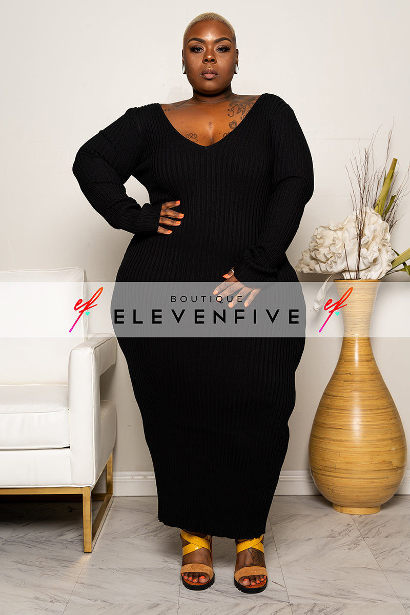 plus size maxi sweater dress