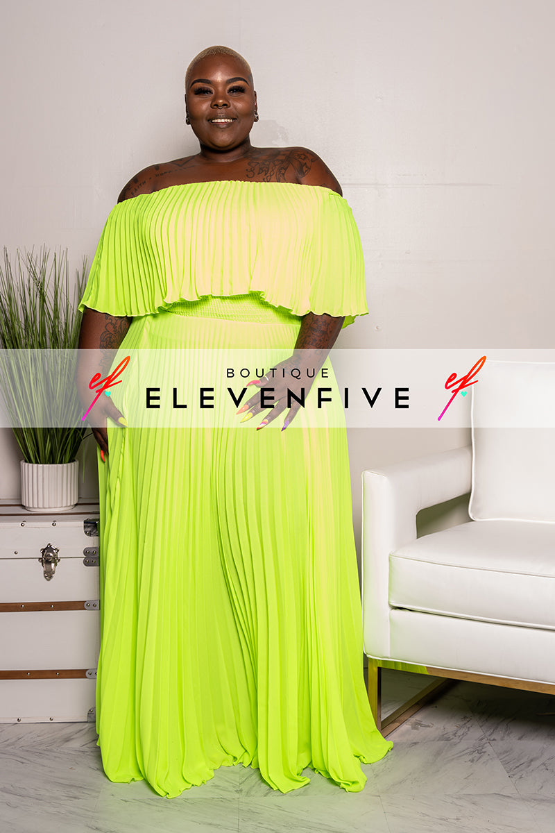 neon plus size outfits