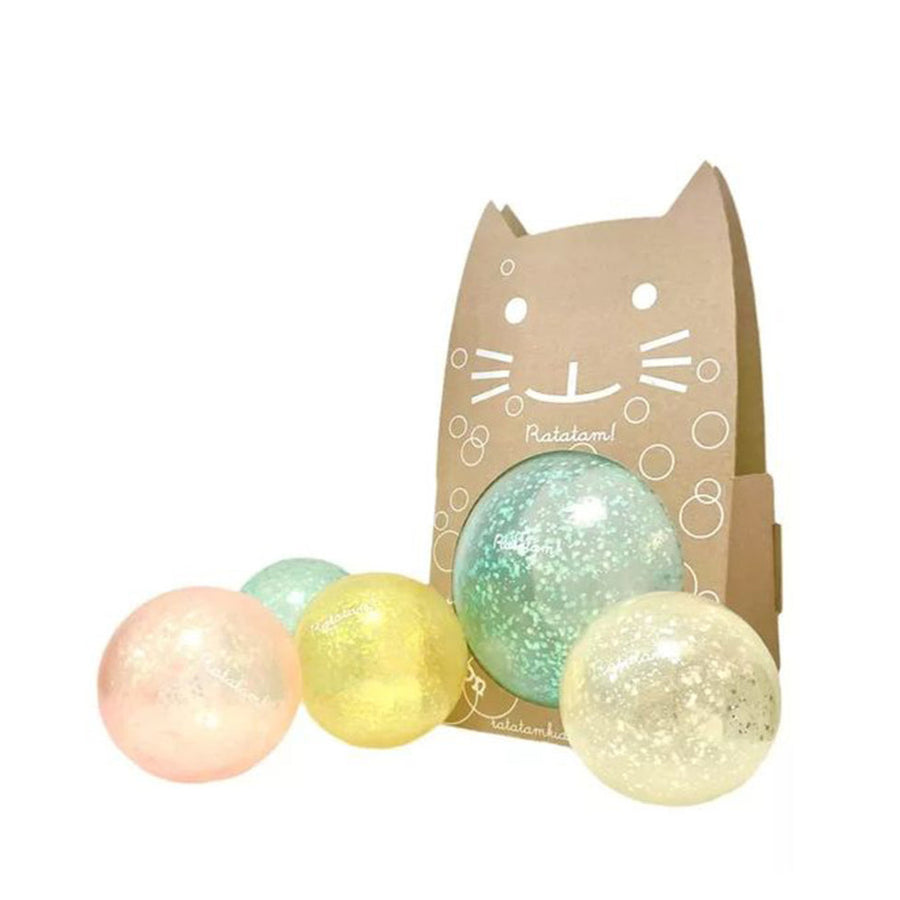 Ratatam Cat Glitter Ball Star Small Glitter Gold 15cm