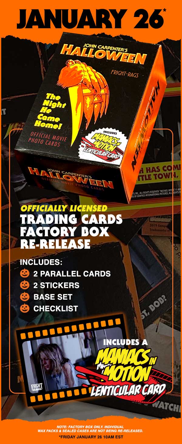 Halloween Trading Card Factory Boxes
