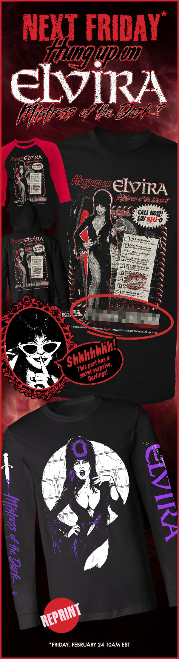 Officially Licensed Elvira Shirts