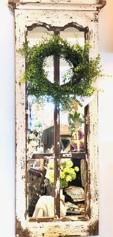 Wreath on Mirror