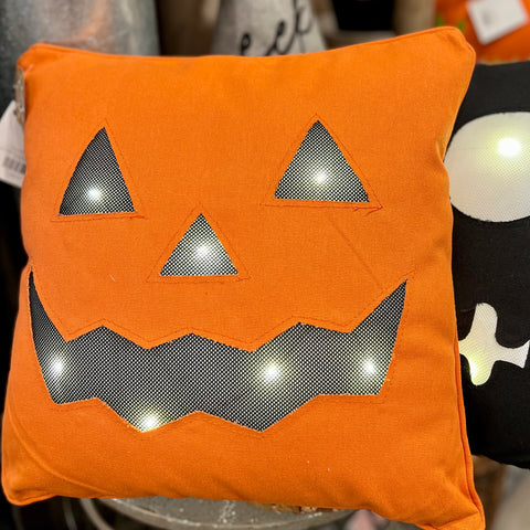 Light Up Halloween Pillow