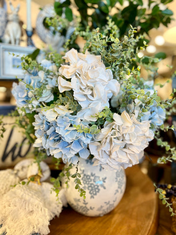 Real Touch Hydrangea Arrangement