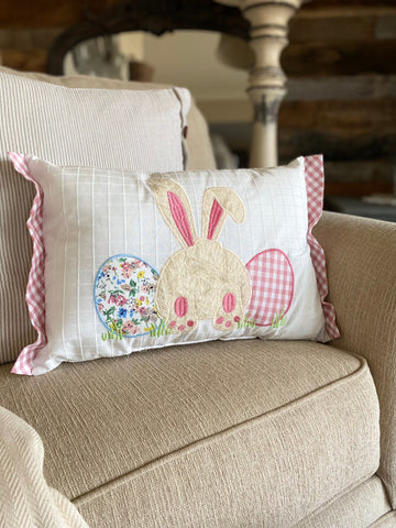 Bunny bottom pillow