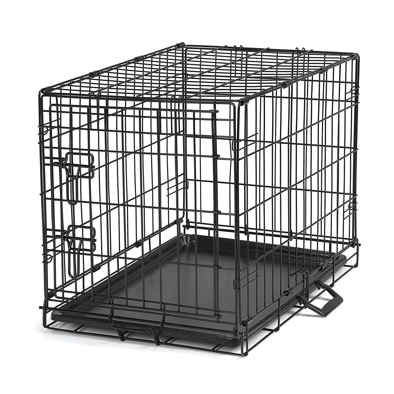 black dog crate