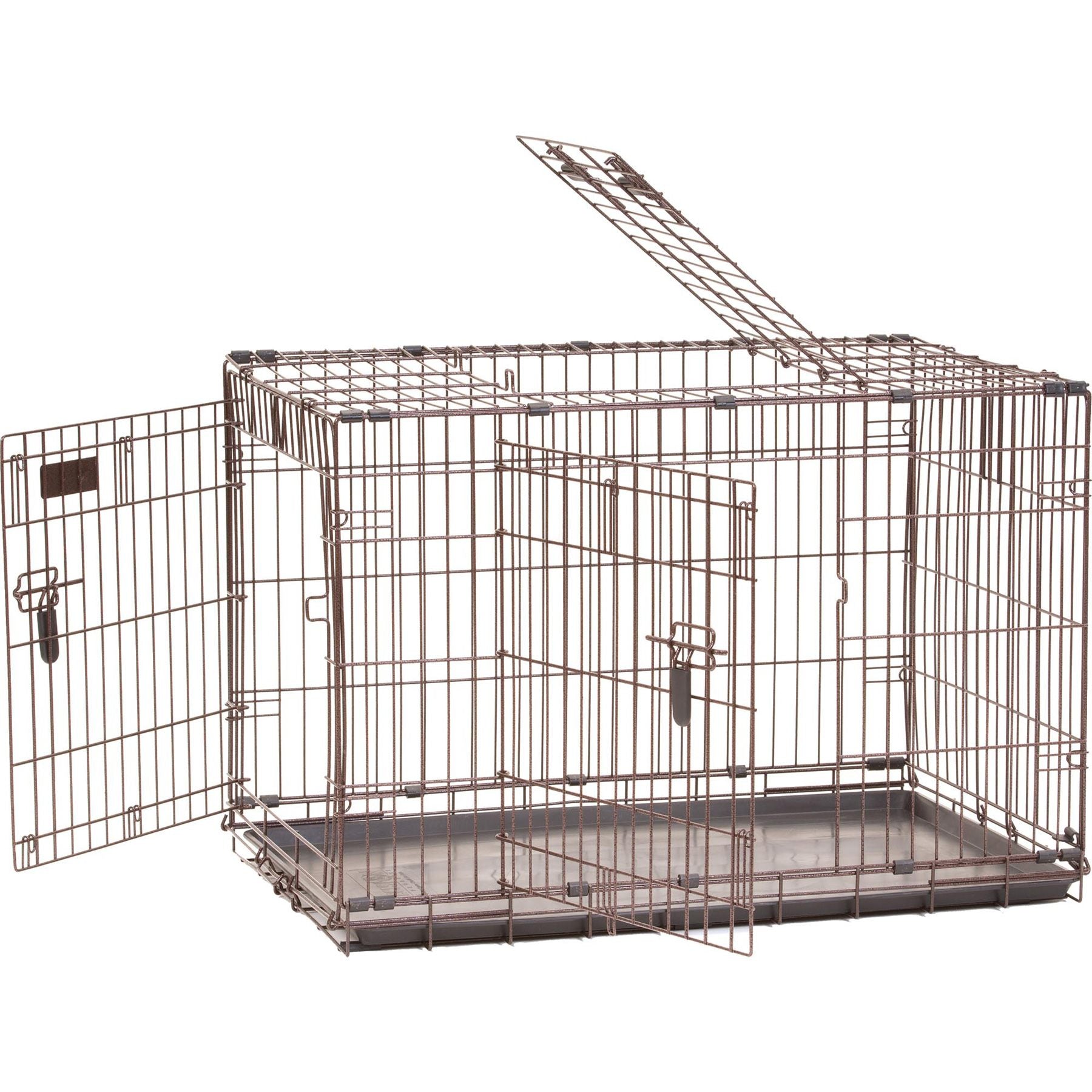 3 door dog crate