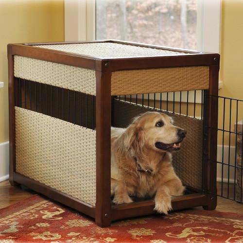 Deluxe Pet Residence Rhino Wicker Dog Crate – Pet Crates Direct