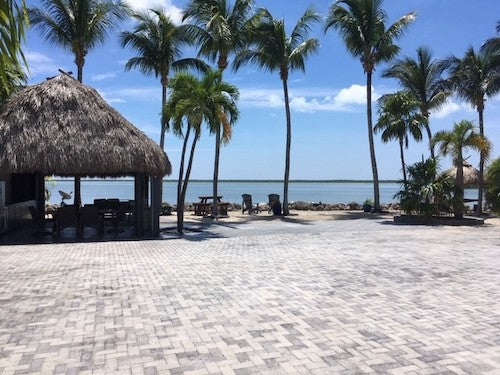 Custom site at Bluewater Key RV Resort. Image sourced from Bluewater Key.
