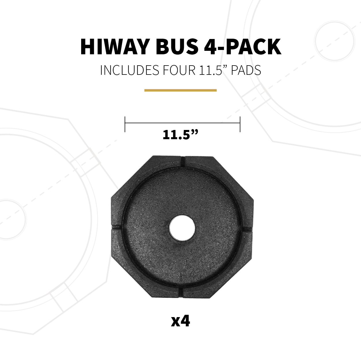 HiWay Bus 4-Pack Specs