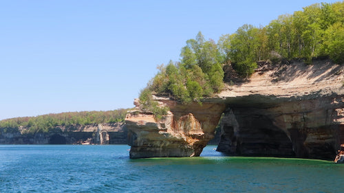 Lovers Leap Arch at Pictured Rocks National Lakeshore! 