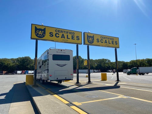 How to Weigh Your Truck or RV on a CAT Scale