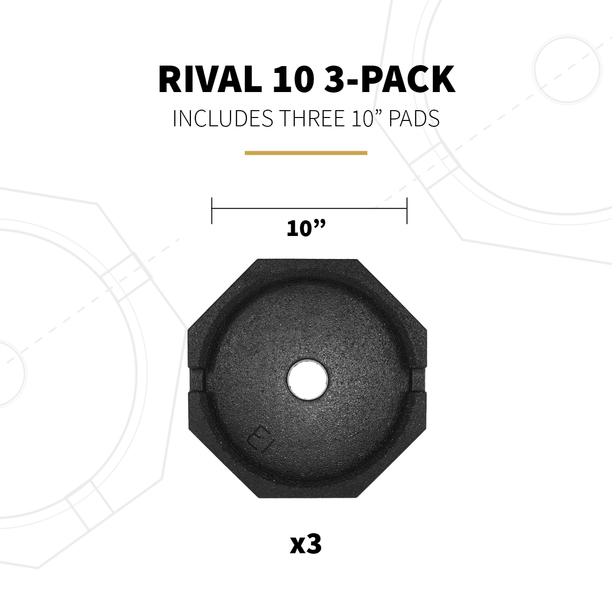 Rival 10 3-Pack Specs