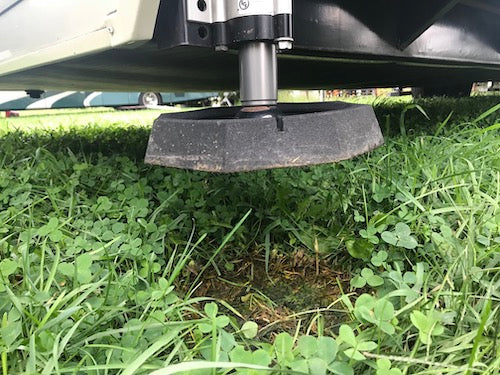 Putting RV SnapPads on your landing gear will protect them from the elements and lengthen their lifespan.