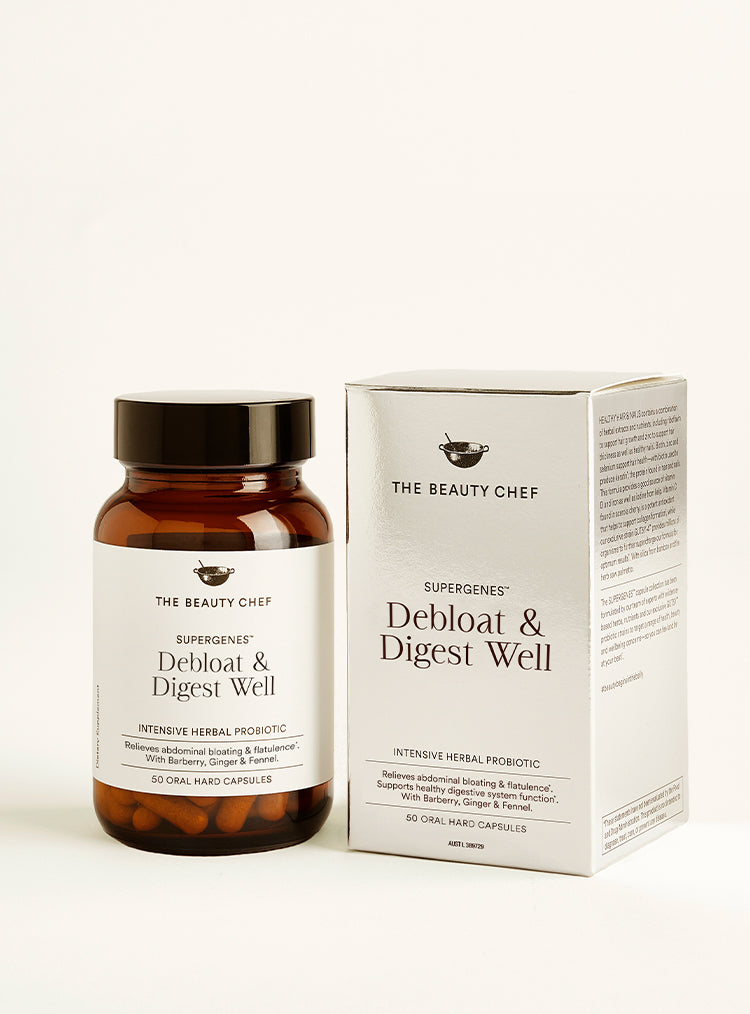 SUPERGENES™ DEBLOAT & DIGEST WELL Intensive Herbal Probiotic