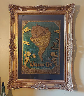 Wallack's Art supplies and framing custom ornate gold frame